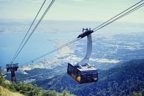 【岡崎発】*日帰り昼食付*標高1,100m青の絶景!『びわ湖テラスと創作フレンチコースランチ』2